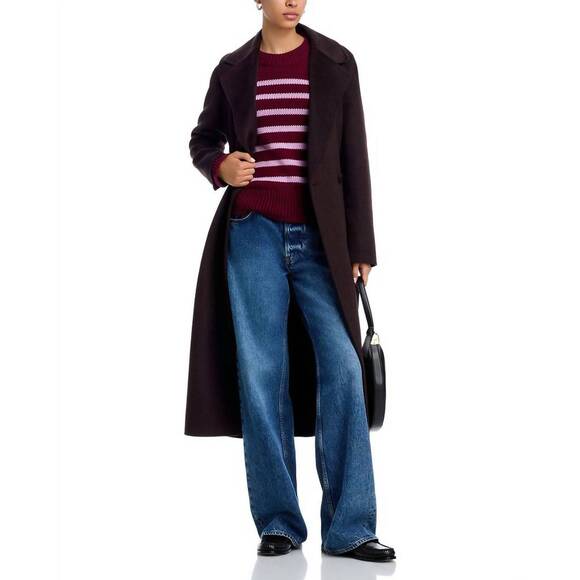 NEW RAILS alise sweater in mulberry stripe - Picture 5 of 5